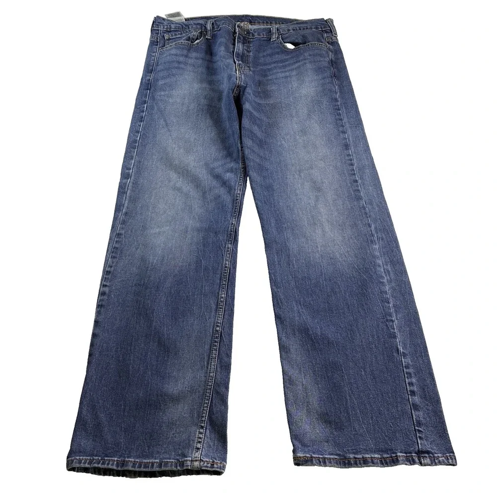 Levi's Jeans Men's Blue 569 Loose Straight Relaxed Fit Size 36x31‎ Comfort Retro